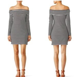 Trina Turk Striped Camellias Dress New with Tags